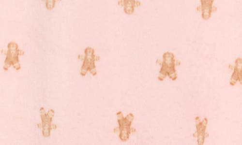 Jaclyn Fleece Print Pajama Pants In Pink
