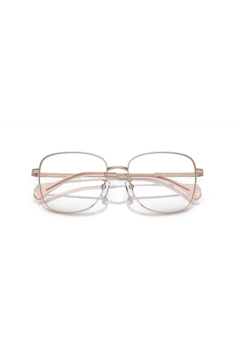 Michael Kors 56mm Square optical glasses, Alternate, color, Pink