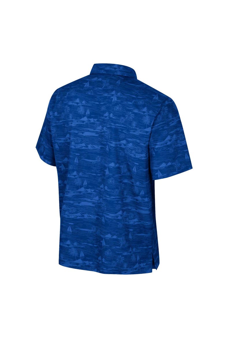 Men's Colosseum Royal Pitt Panthers Ozark Button-Up Shirt, Alternate, color, Royal
