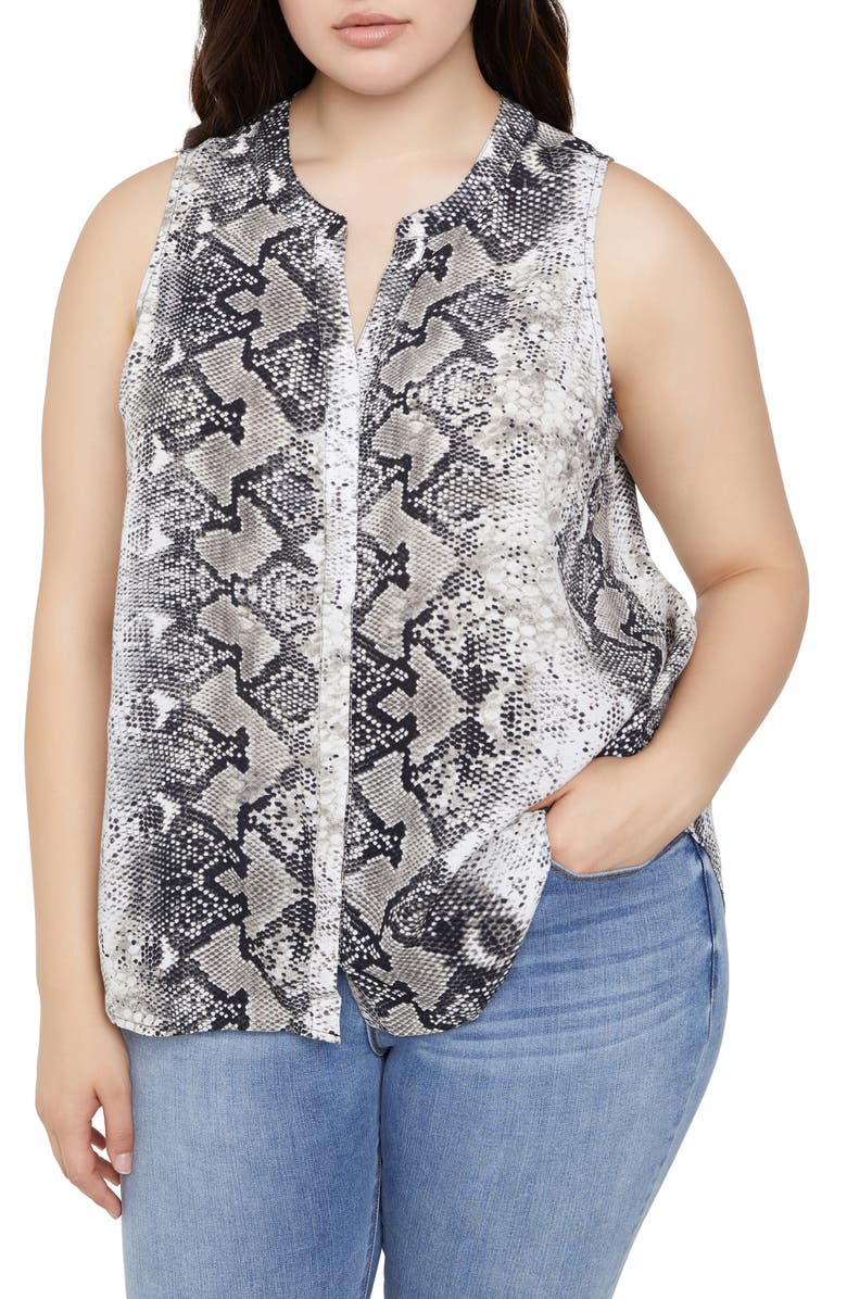 Sanctuary Craft Snakeskin Print Shell, Main, color,