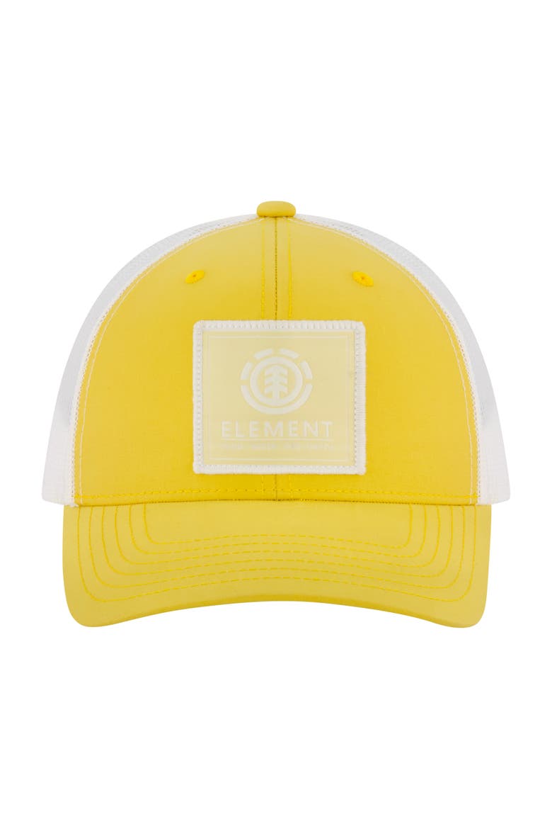 6-Panel Mesh Back Cap with Curved Brim, Alternate, color, YELLOW