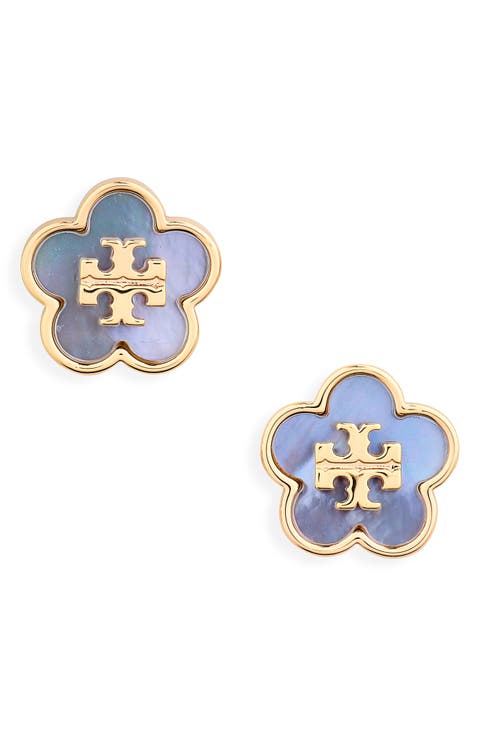 Forget Me Not Enamel Stud Earrings