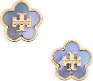Tory Burch Forget Me Not Enamel Stud Earrings