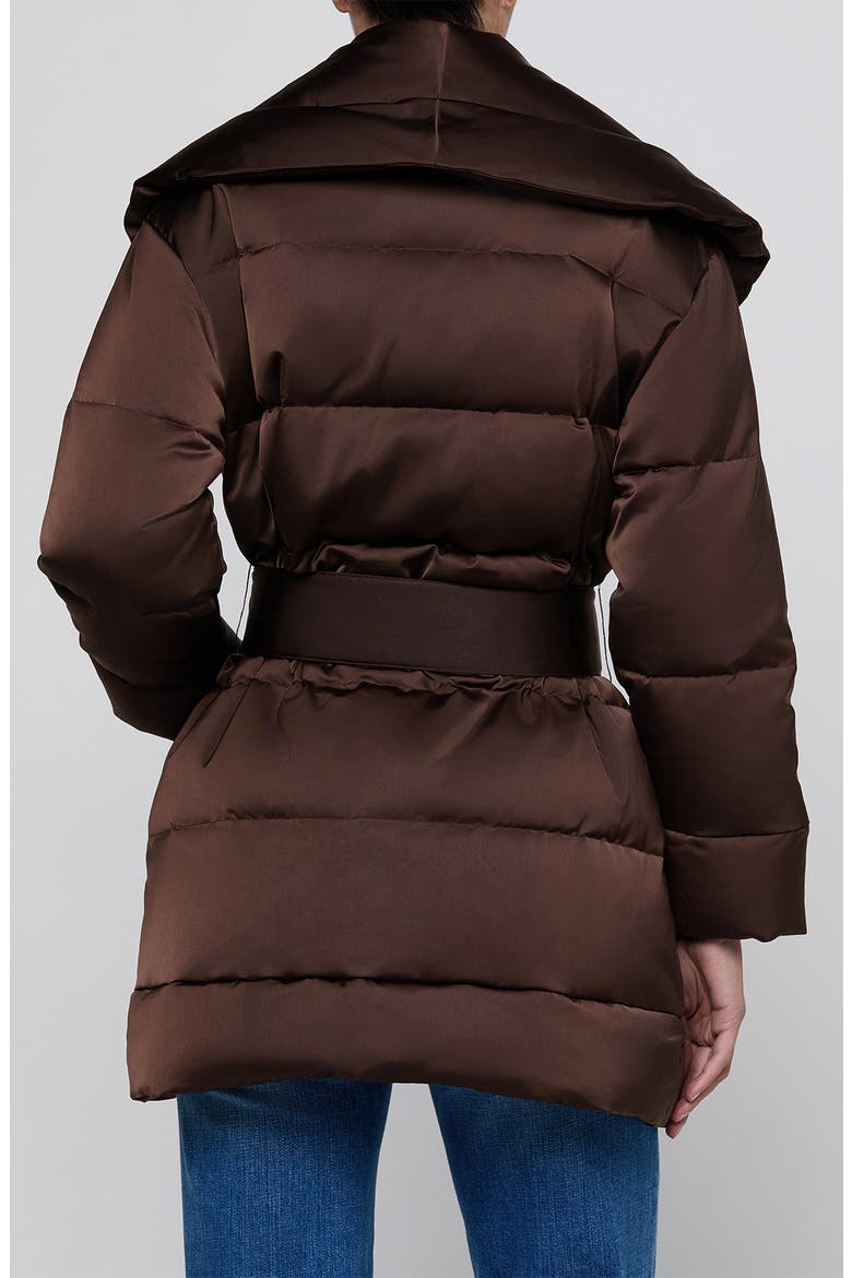 Glacier Shawl Collar Puffer Jacket, Alternate, color, DARK JAVA