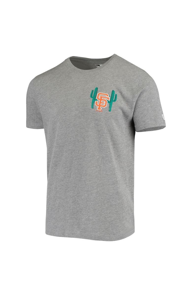 New Era Men's New Era Heathered Gray San Francisco Giants Spring Training Schedule T-Shirt, Alternate, color,