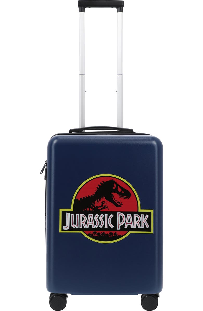 Ful NBC STUDIOS JURASSIC PARK 22.5" CARRY-ON LUGGAGE, Alternate, color, Blue