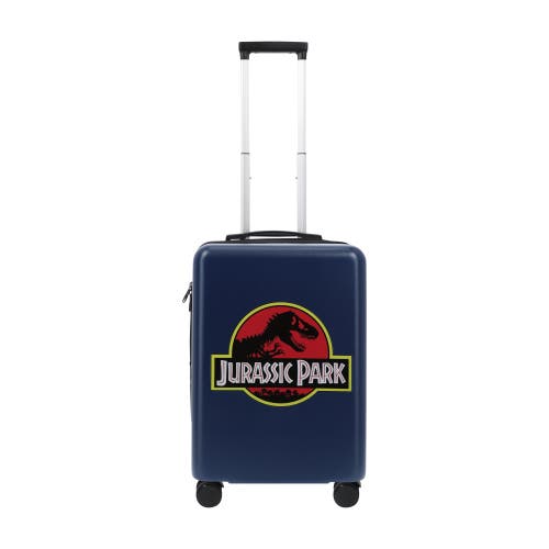 Ful Nbc Studios Jurassic Park 22.5" Carry-on Luggage In Blue