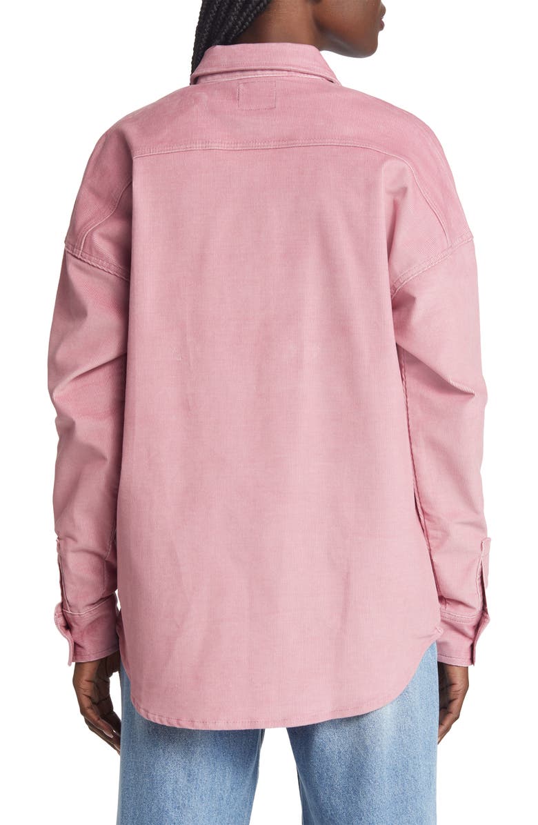 Dickies Oversize Corduroy Button-Up Shirt, Alternate, color,