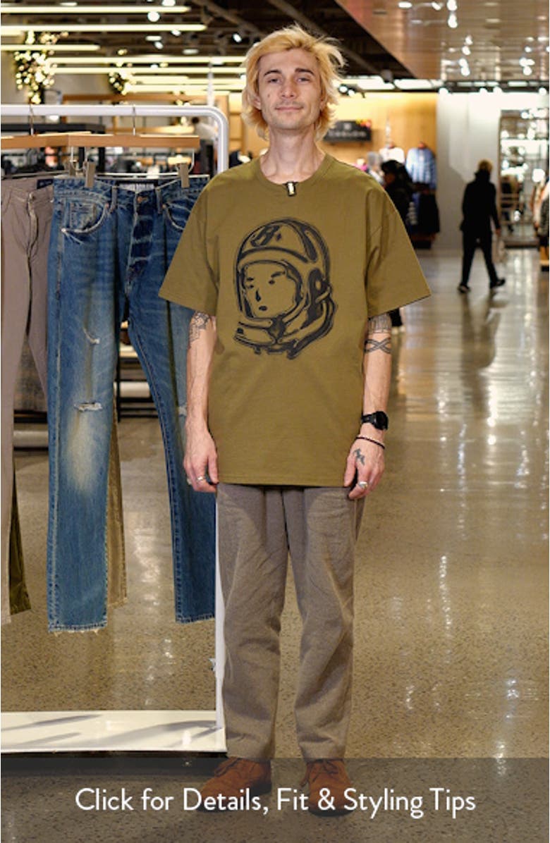 Helmet Head Cotton Graphic T-Shirt, sales video thumbnail