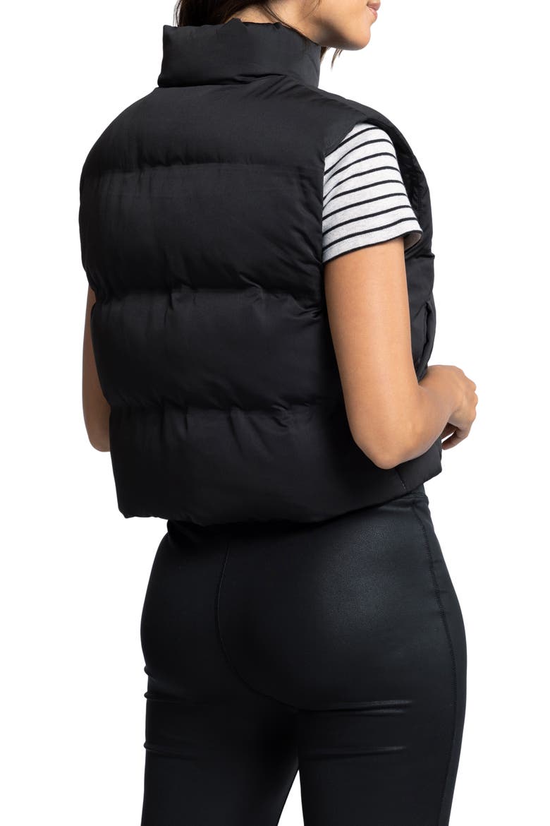 Issey Puffer Vest, Alternate, color, BLACK