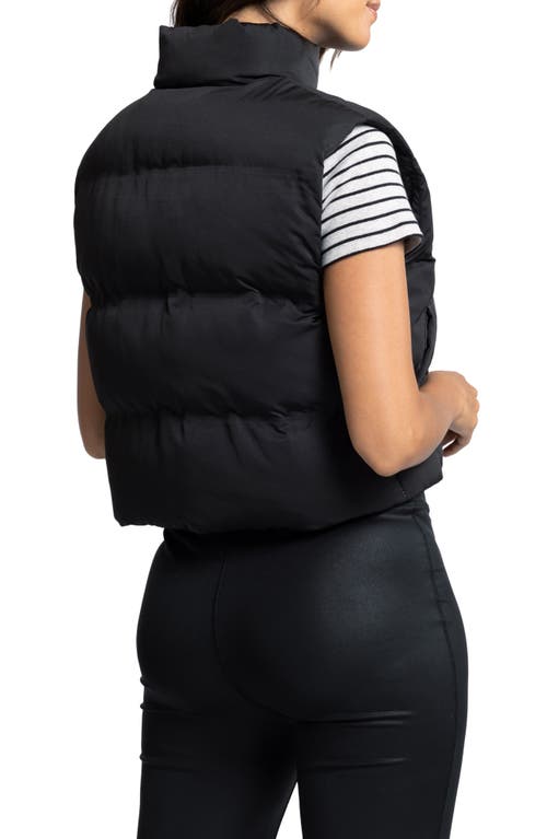 Thread & Supply Issey Puffer Vest In Black
