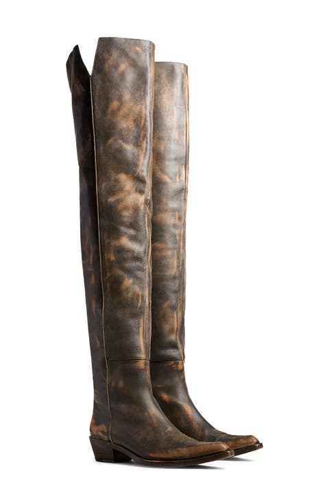 Clive Over the Knee Western Boot (Women)