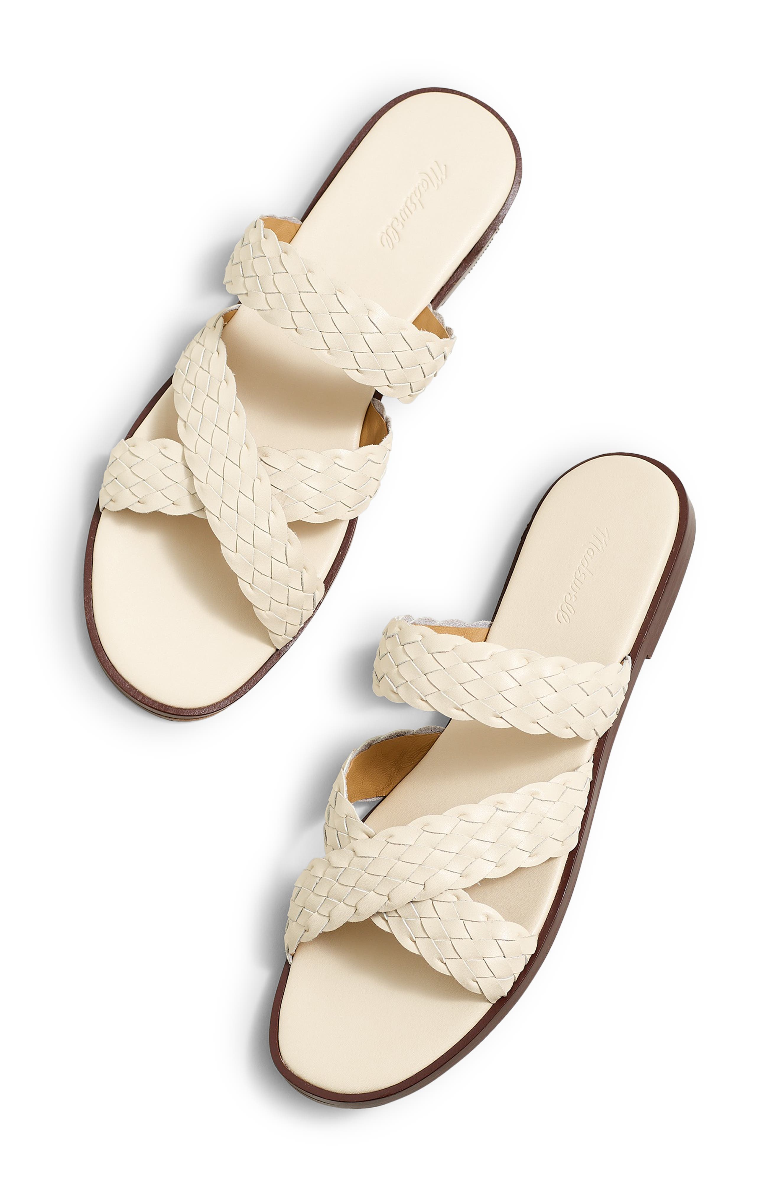 Madewell Trace Sandal, Alternate, color, Ecru