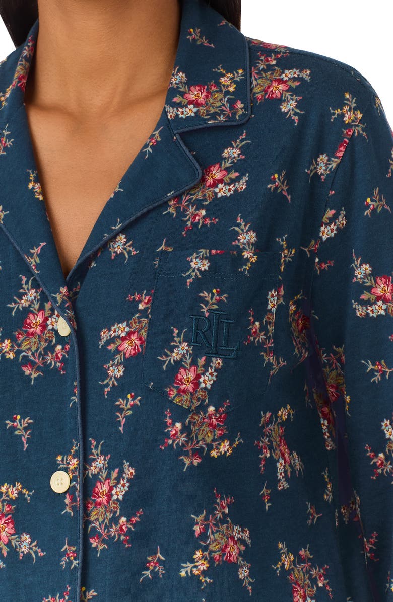 Lauren Ralph Lauren Floral Pajamas, Alternate, color, 