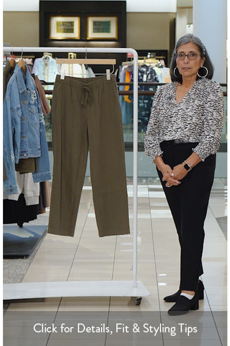 Organic Cotton & Organic Linen Straight Leg Pants video