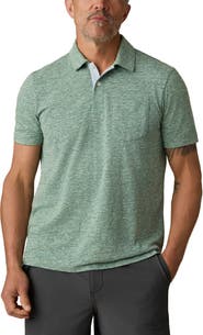 Faherty Breeze Burnout Pocket Polo