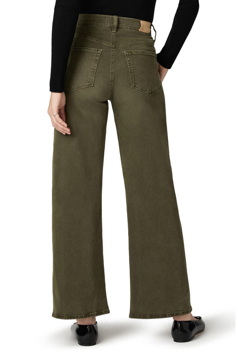 Arellia High Waist Wide Leg Jeans, Alternate, color, VINTAGE CEDAR SAPLING