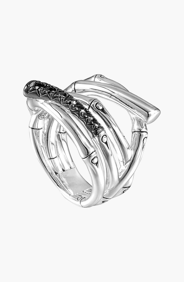 John Hardy 'Bamboo - Lava' Wide Ring, Main, color,