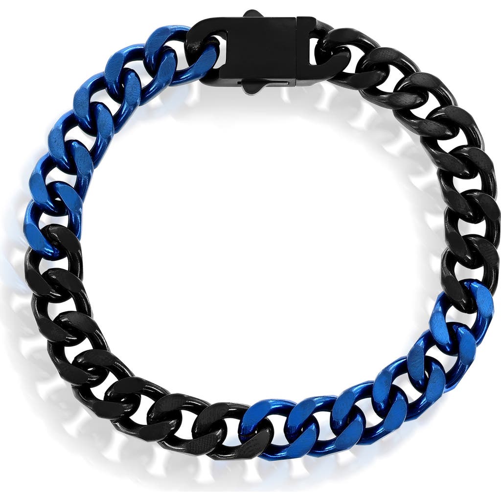 Blackjack Cuban Link Bracelet In Multi