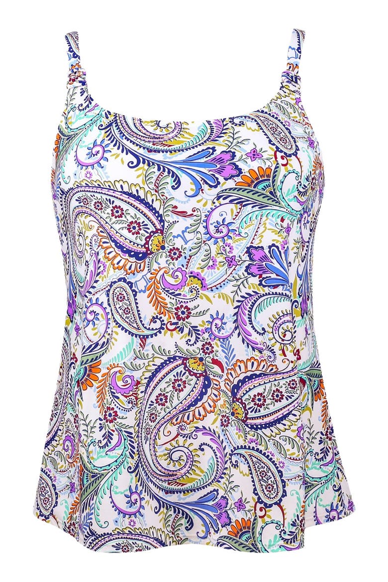 Jenna Tankini Swimsuit Top, Alternate, color, TIDE POOL TWIST
