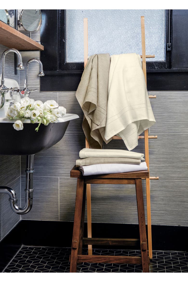 Linen Bath Towel 30 x 54", Alternate, color, Natural