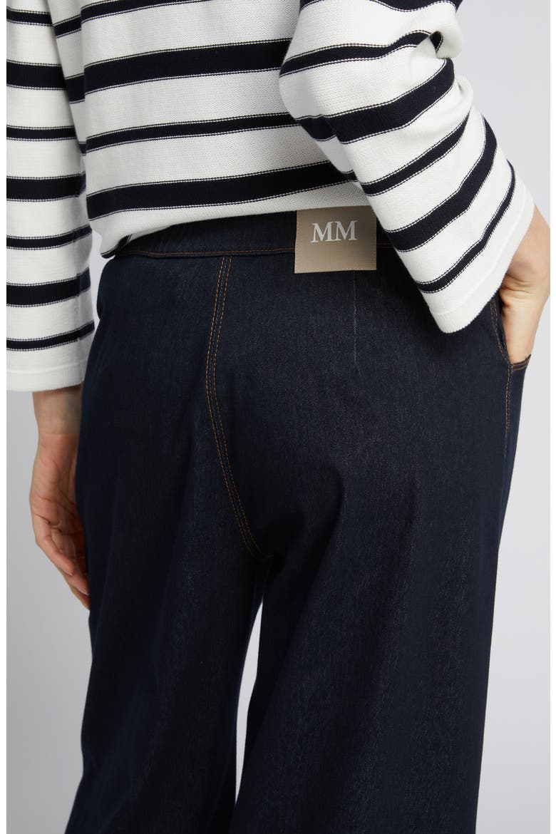 Sarta Wide Leg Jersey Trouser Jeans, Alternate, color, MIDNIGHT BLUE