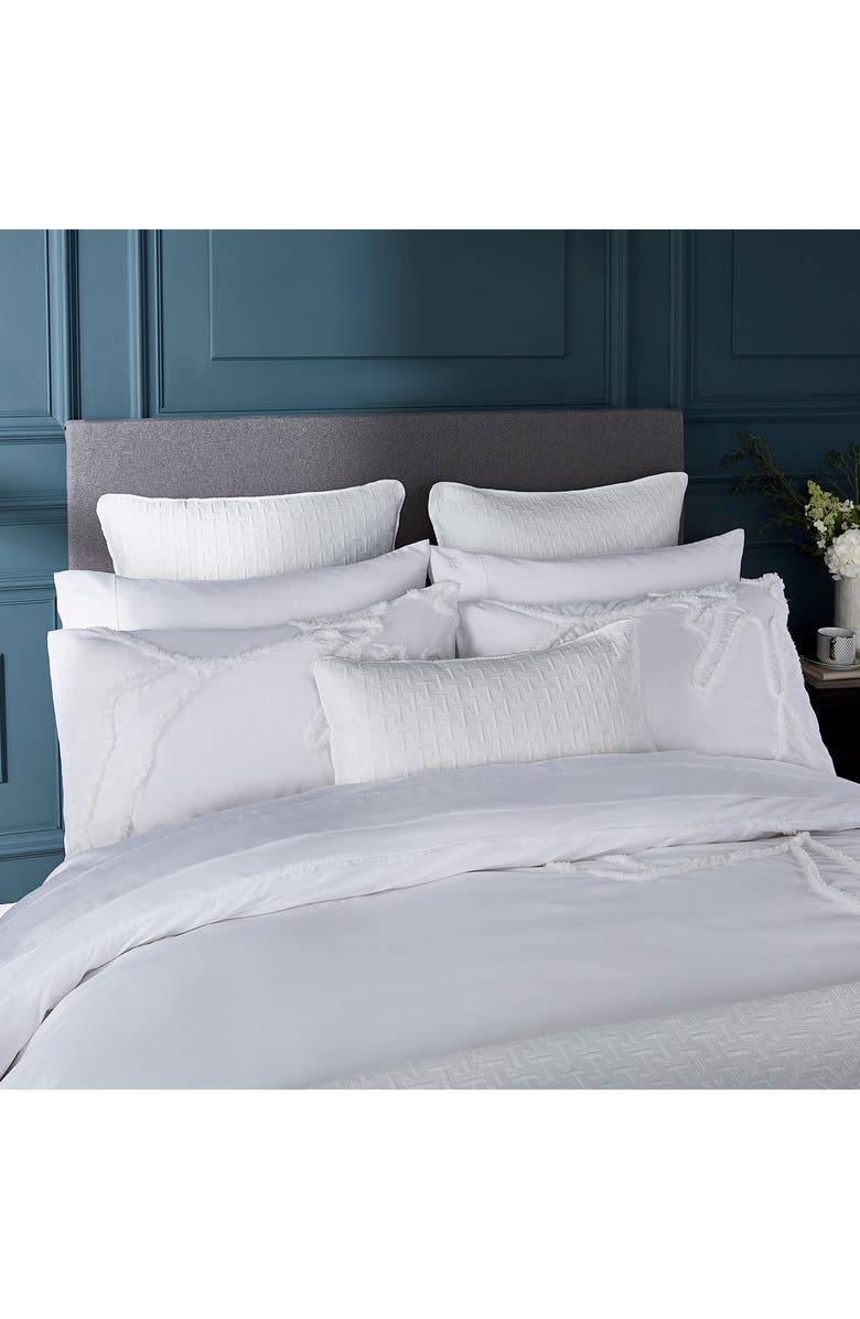 Ted Baker London 3-Piece Cotton Duvet Cover Set, Alternate, color, White