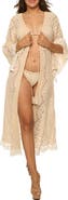 RANEES Long Sleeve Lace Duster