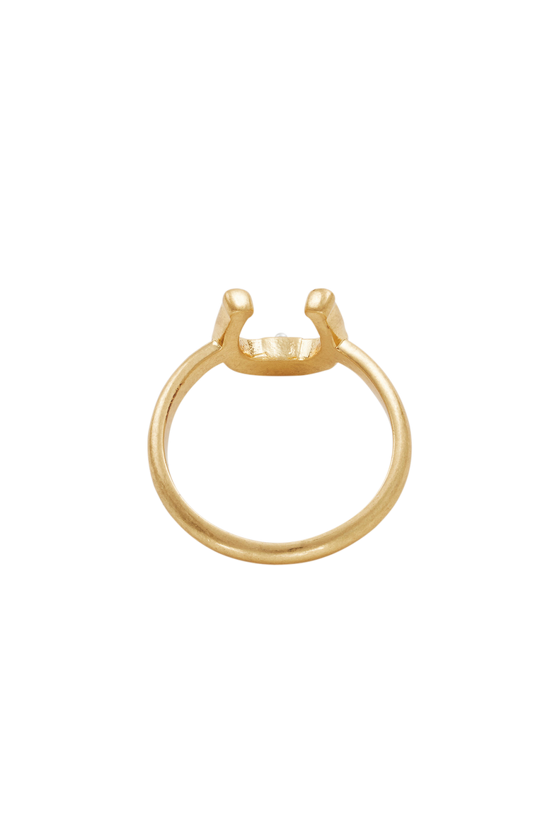 Lucky in Love Ring, Alternate, color, Gold