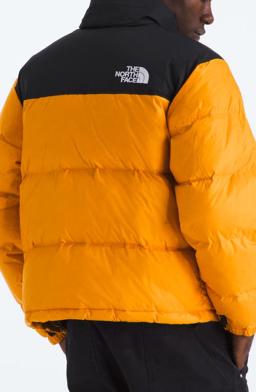 The North Face 1996 Retro Nuptse 700 Fill Power Down Packable Jacket In Yellow