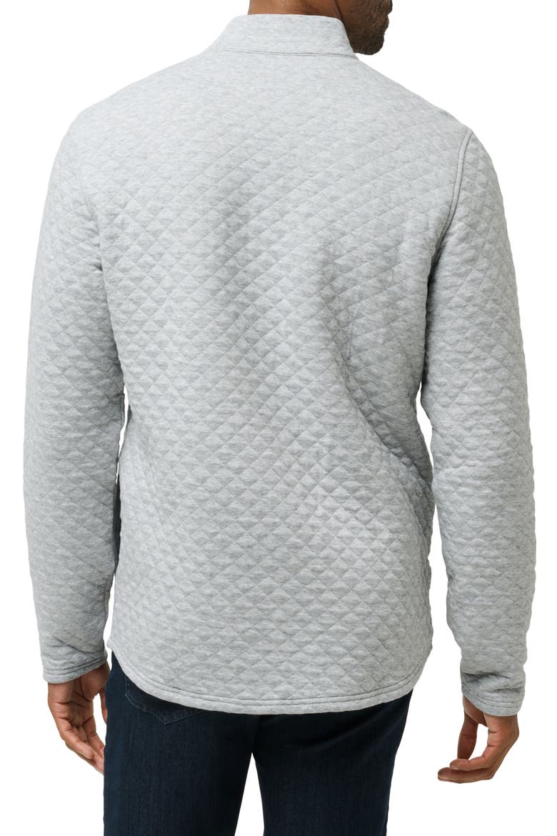Transatlantic Quilted Henley Pullover, Alternate, color, HEATHER LIGHT GREY