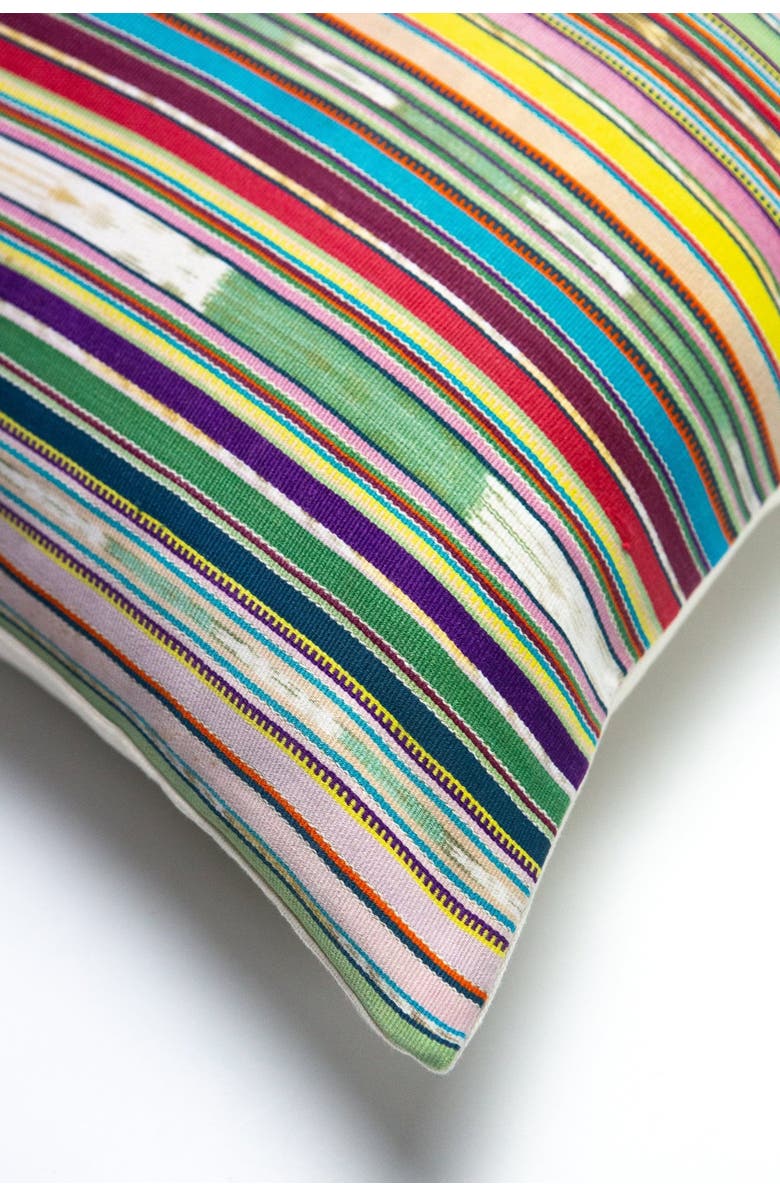 Archive New York Vintage Handwoven Luna Striped Pillow, Alternate, color, Multi Stripe