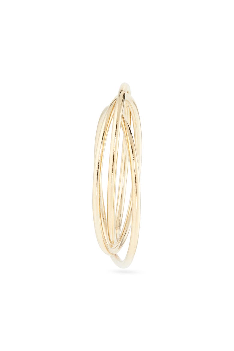 Rolling Band Ring, Alternate, color, GOLD FILL