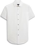 Bugatchi Miles OoohCotton® Short Sleeve Button-Up Shirt