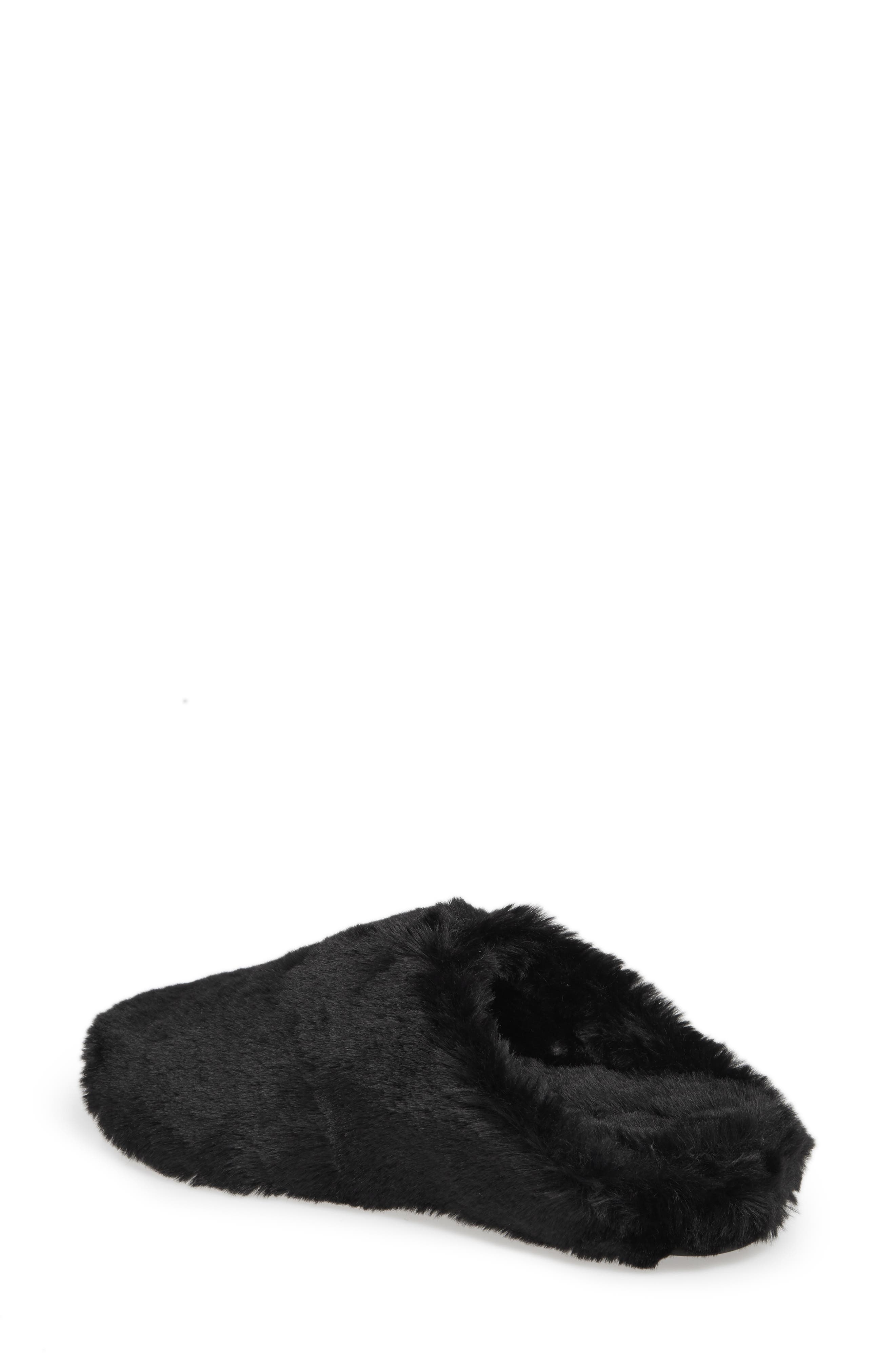 FitFlop Faux Fur Slipper, Alternate, color, 
