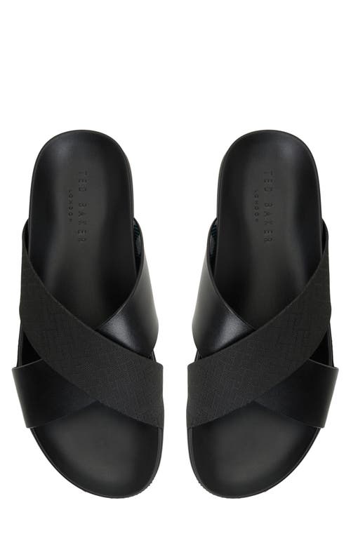 Ted Baker London Saltburn Slide Sandal In Other Black