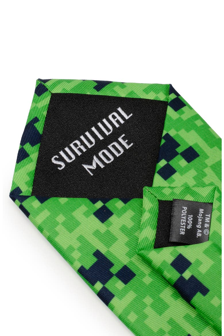 Minecraft Adult & Kids' Tie Set, Alternate, color, GREEN
