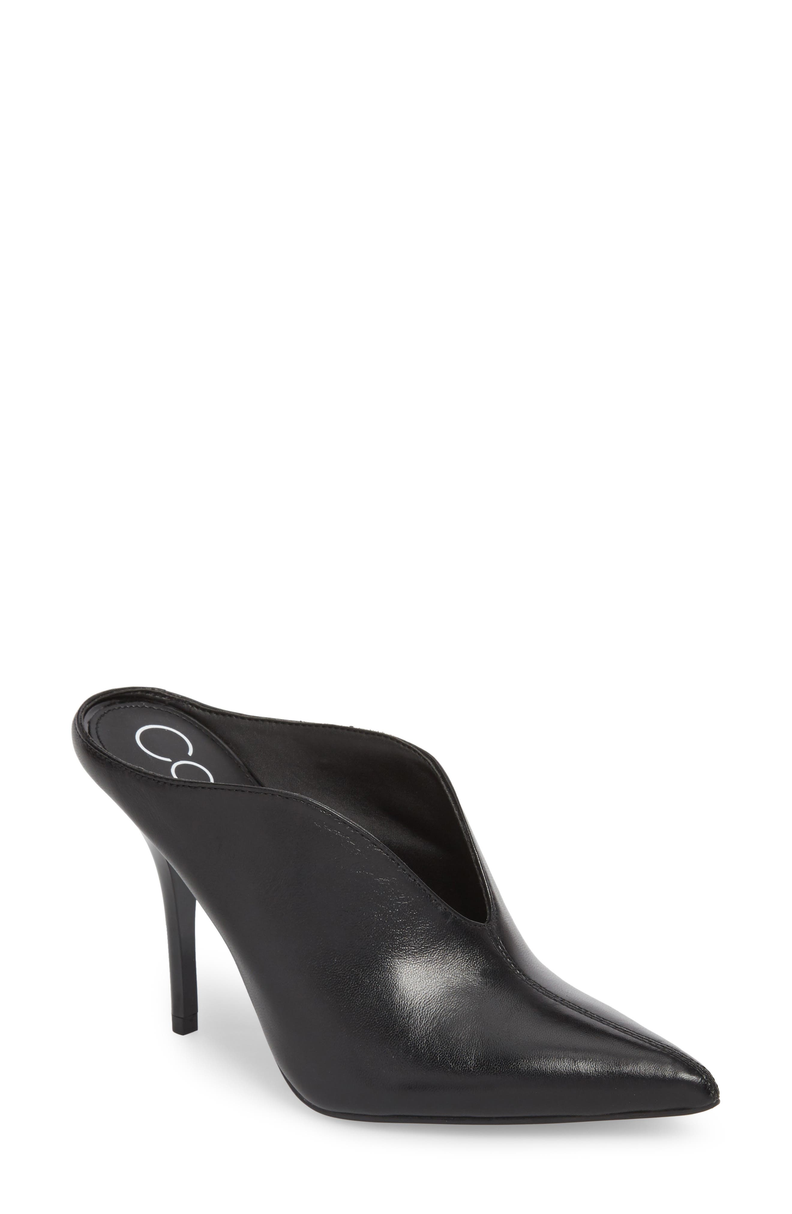 Calvin Klein Mallie Pointy Toe Mule, Main, color, 