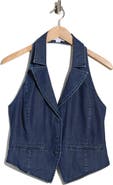 Good American Denim Halter Vest
