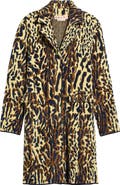 Marni Animal Jacquard Virgin Wool Chenille Coat