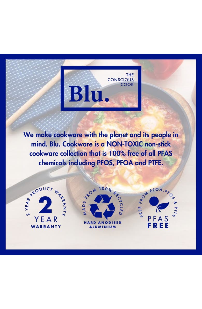 Blu. 11 inch Induction Frying Pan, Alternate, color, Black