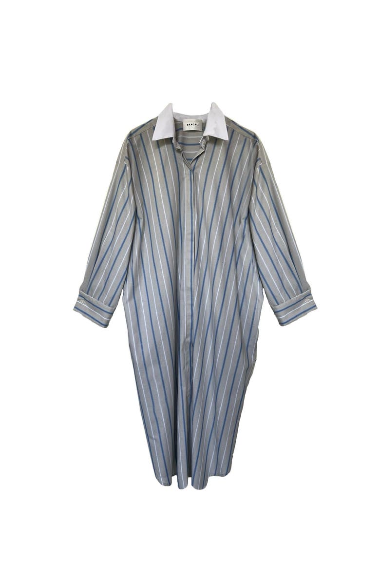 BAACAL Mia Oversized Shirt Dress, Main, color, Multi Stripe