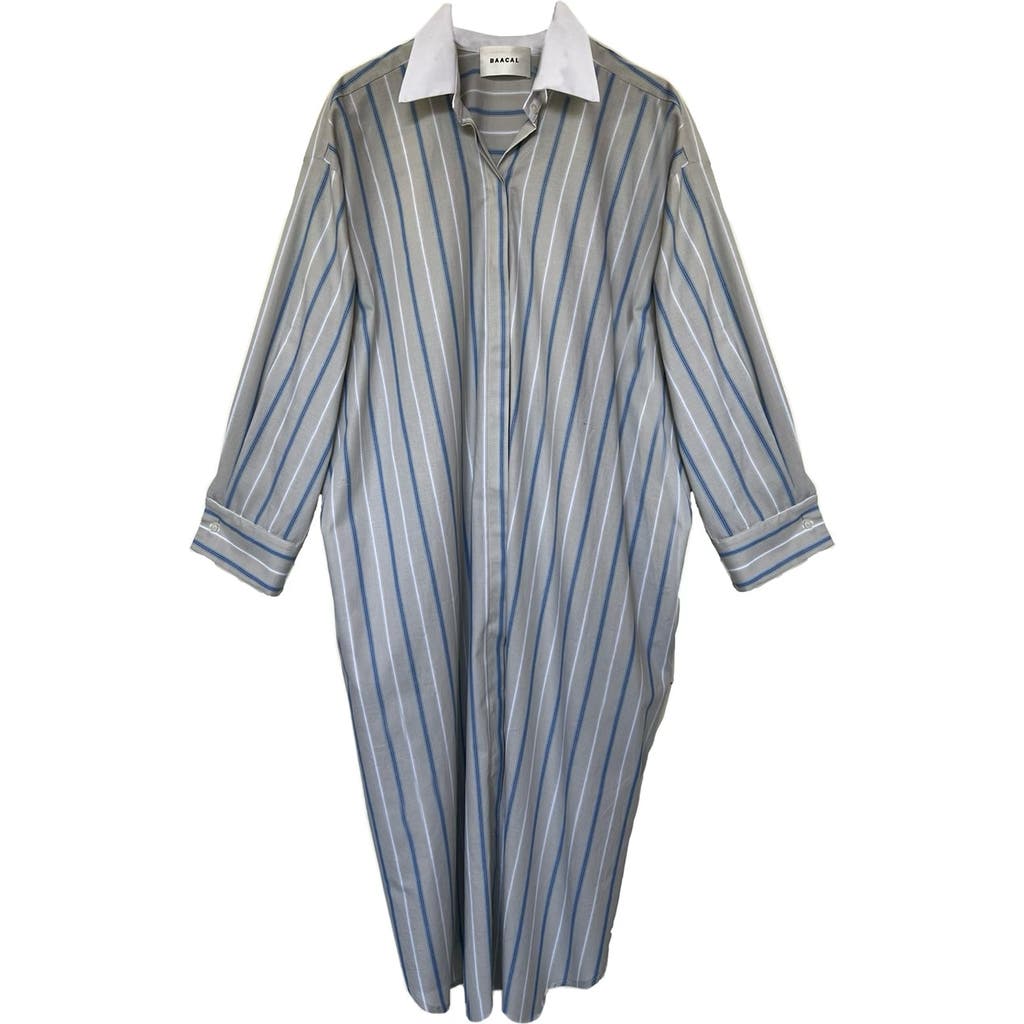 Baacal Mia Oversized Shirt Dress In Multi