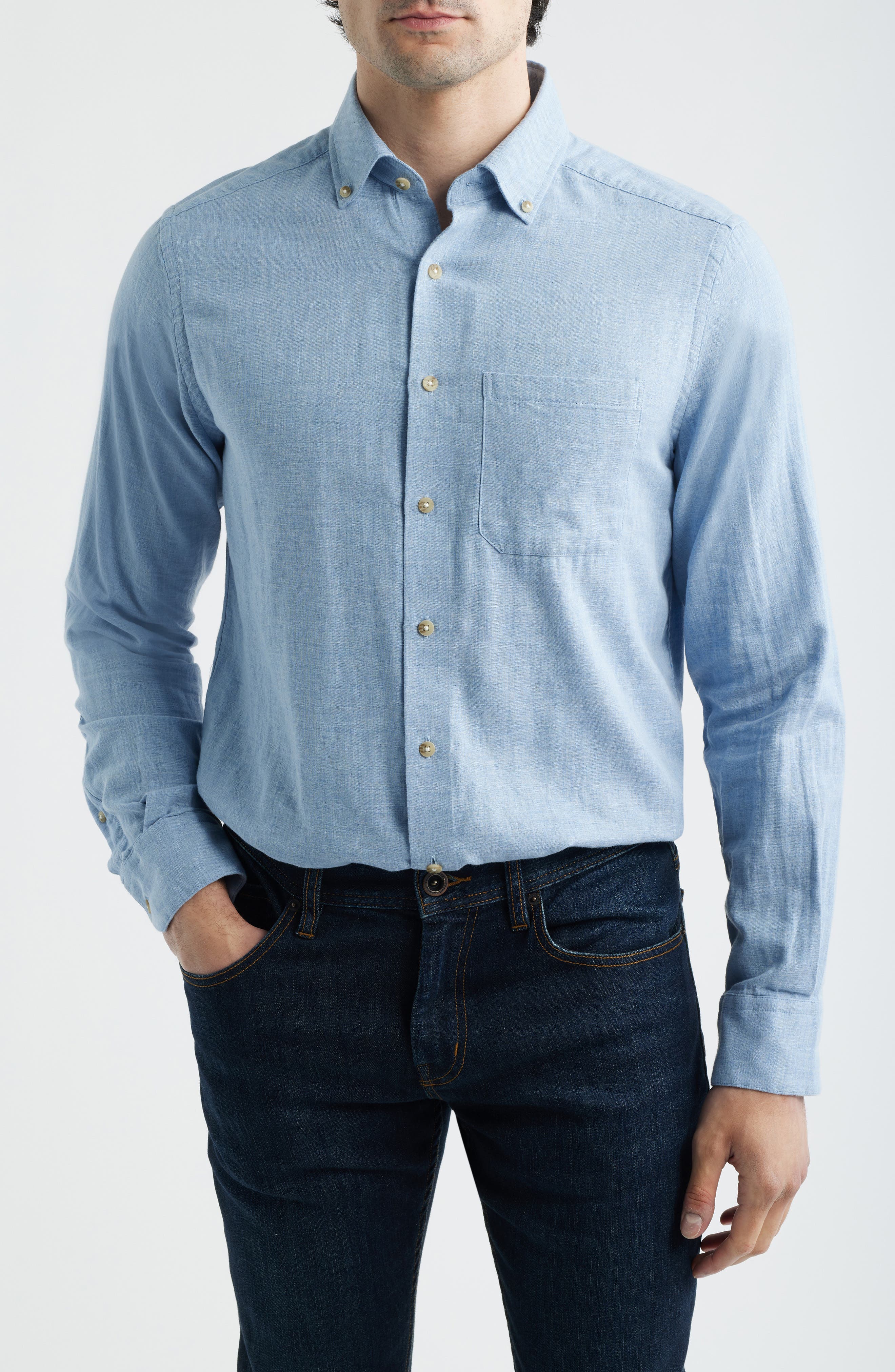 The Chambray Button-Down Shirt - image 5