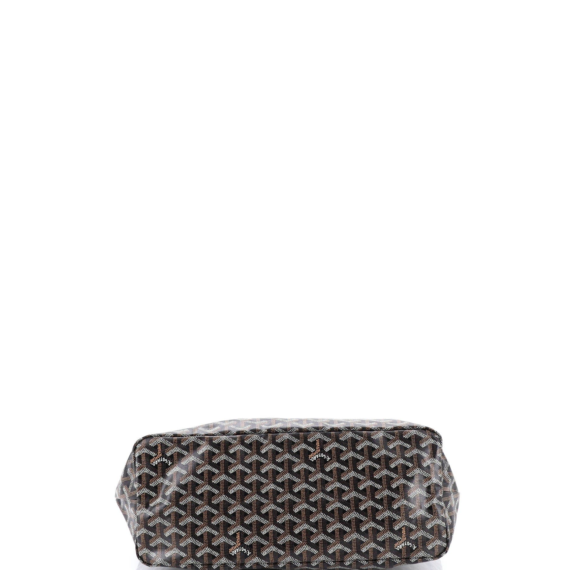 Pre-Owned Goyard Boheme Hobo Coated Canvas, Alternate, color, Brown