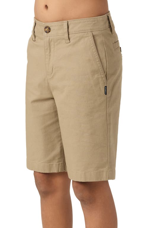 O'NEILL O'NEILL KIDS' JAY FLAT FRONT STRETCH BERMUDA SHORTS