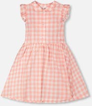 Deux par Deux Classic Sleeveless Gingham Button Down Dress