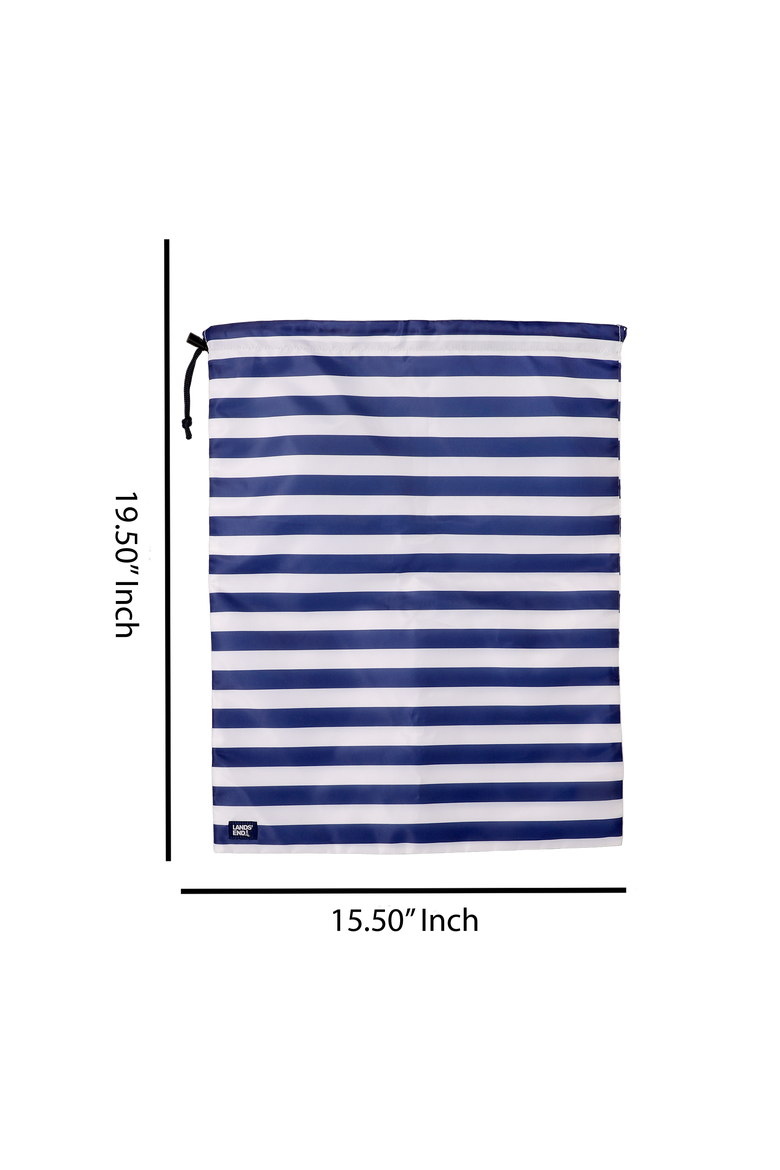 Travel Laundry Bags 2-Pack, Polyester Canvas Dirty Clothes Travel Bag with Drawstring, Alternate, color, Navy