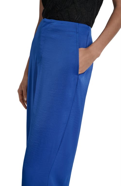 Dkny Wide Leg Pants In Blue