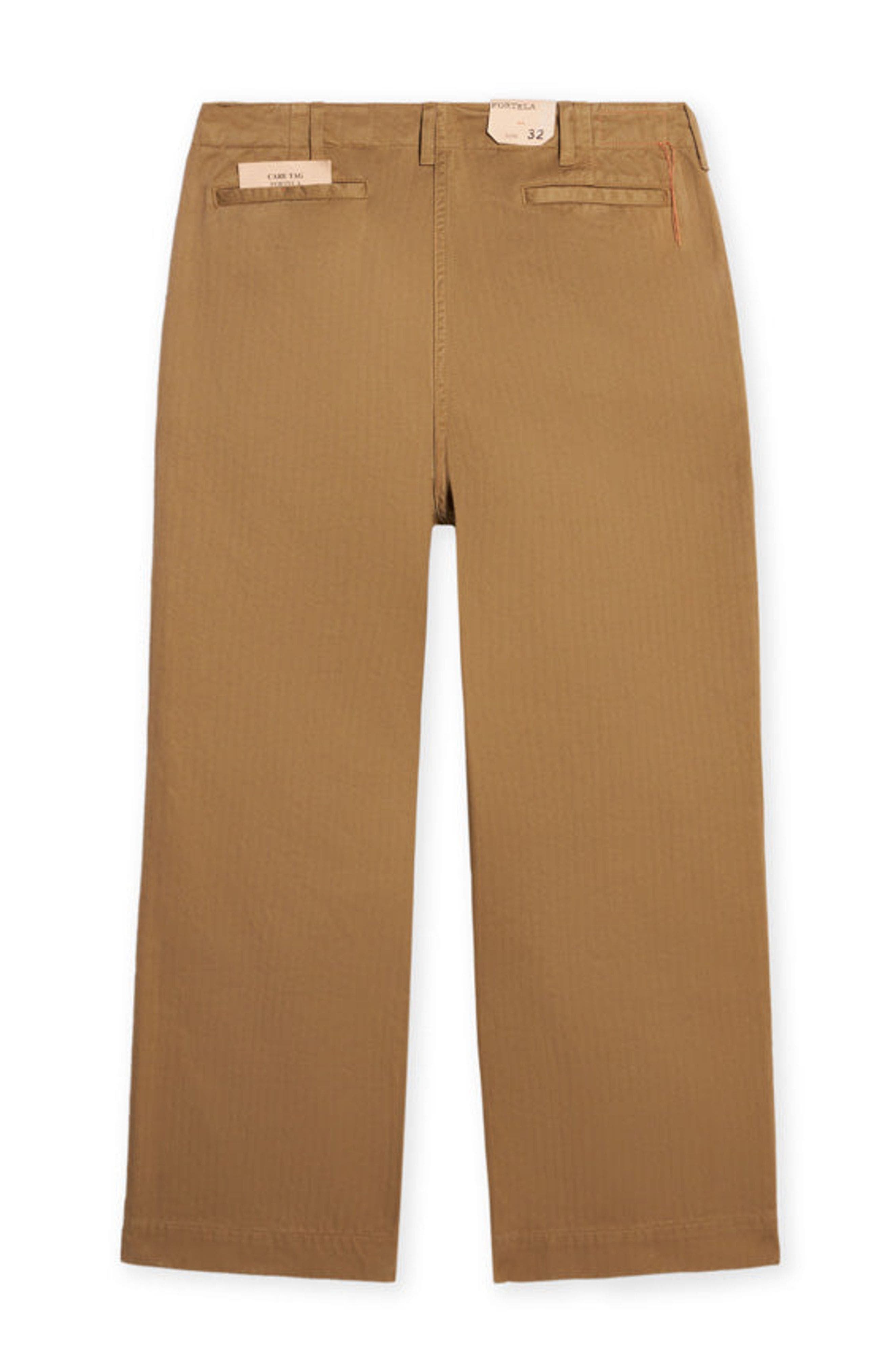 Herringbone Wide Leg Chino Pants - image 2